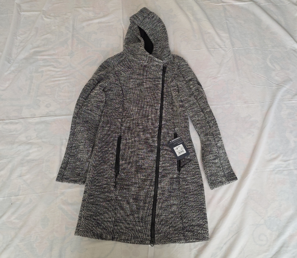 Women's Gray Hooded Coat